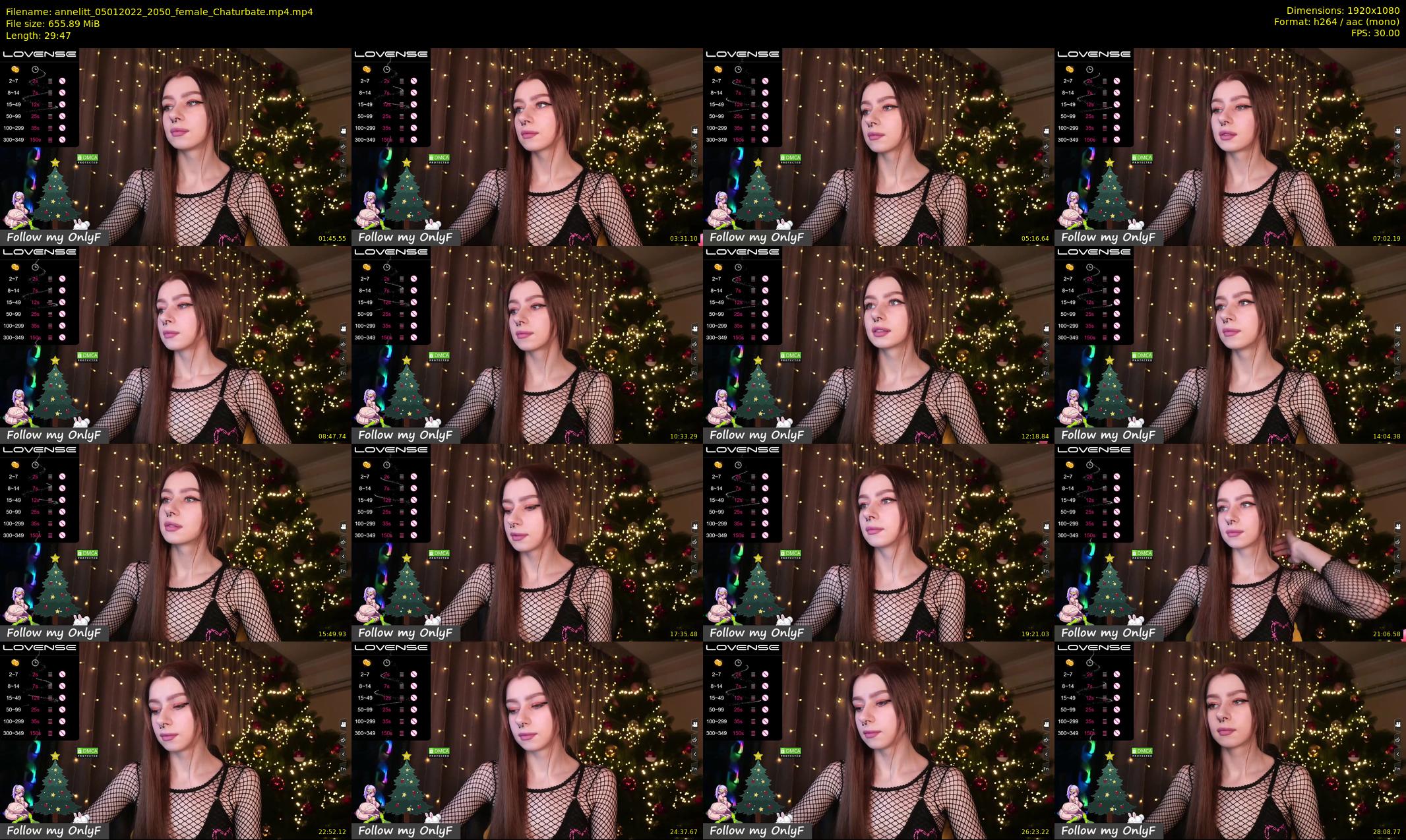 annelitt — 30 minute Chaturbate female cam show recording, 1080p, Jan 5, 2022
