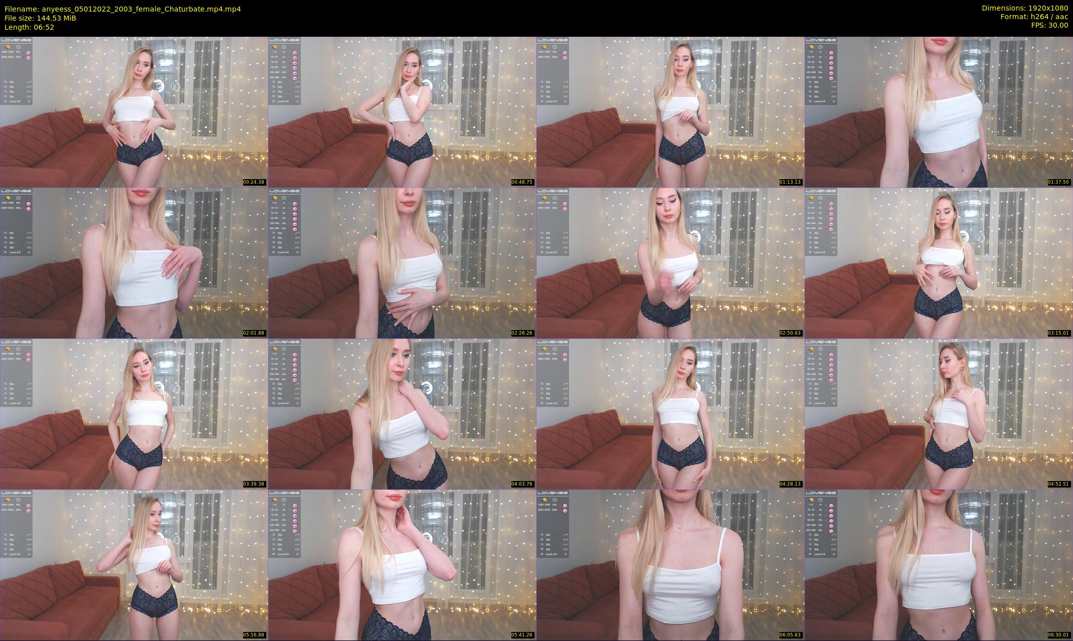 anyeess — 7 minute Chaturbate female cam show recording, 1080p, Jan 5, 2022