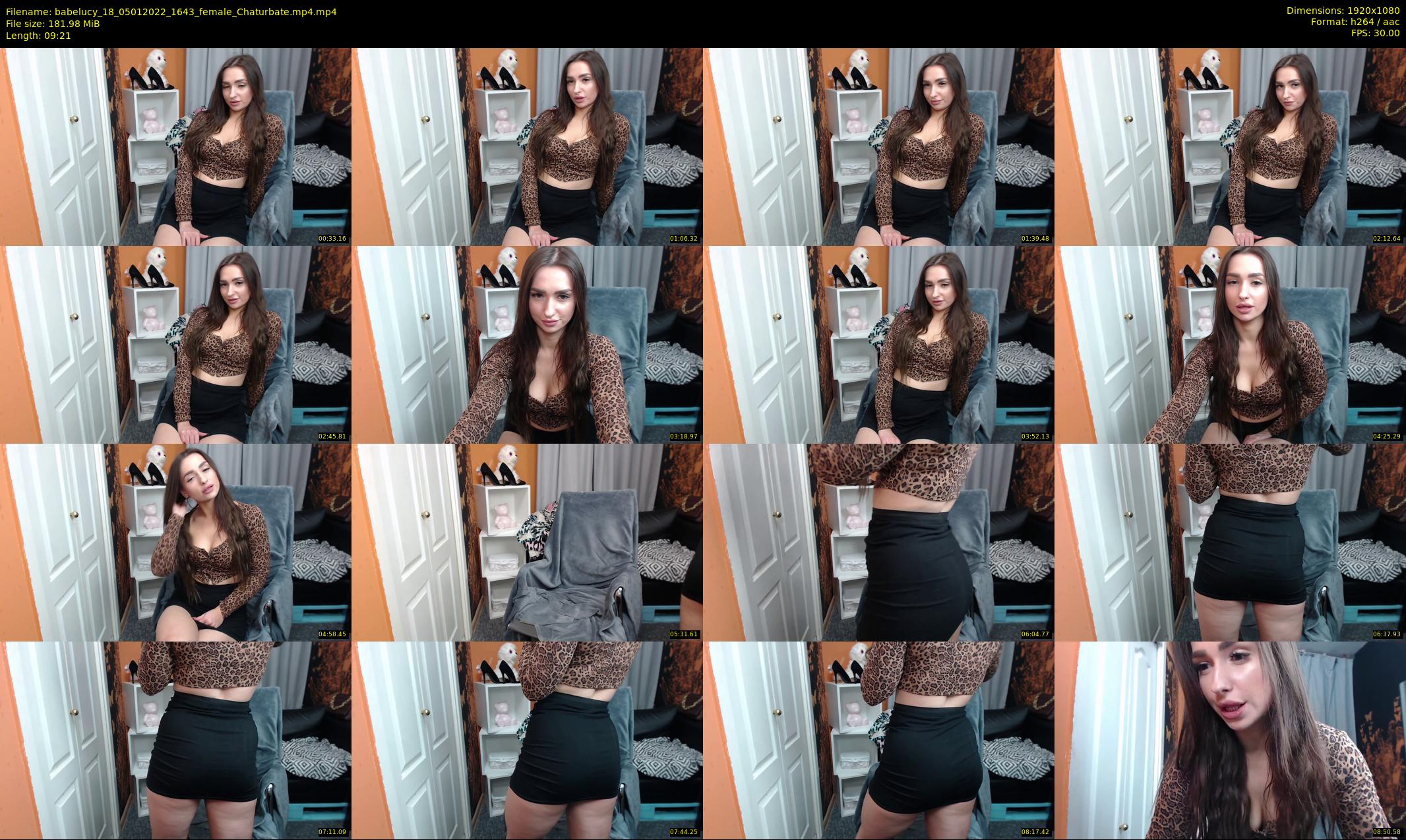 babelucy_18 — 10 minute Chaturbate female cam show recording, 1080p, Jan 5, 2022