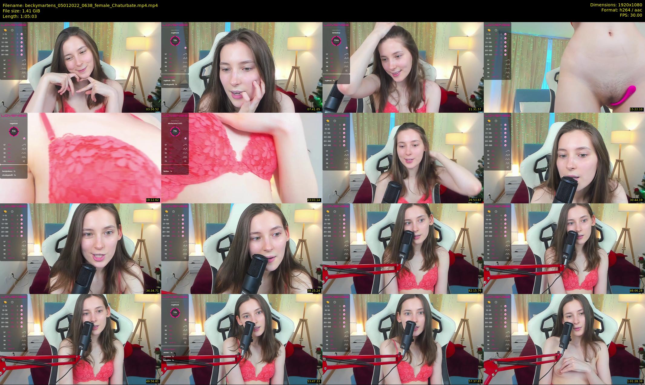 beckymartens — 66 minute Chaturbate female cam show recording, 1080p, Jan 5, 2022