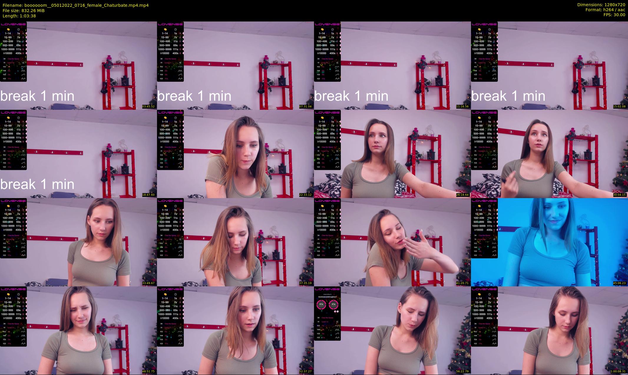 boooooom_ — 64 minute Chaturbate female cam show recording, 720p, Jan 5, 2022