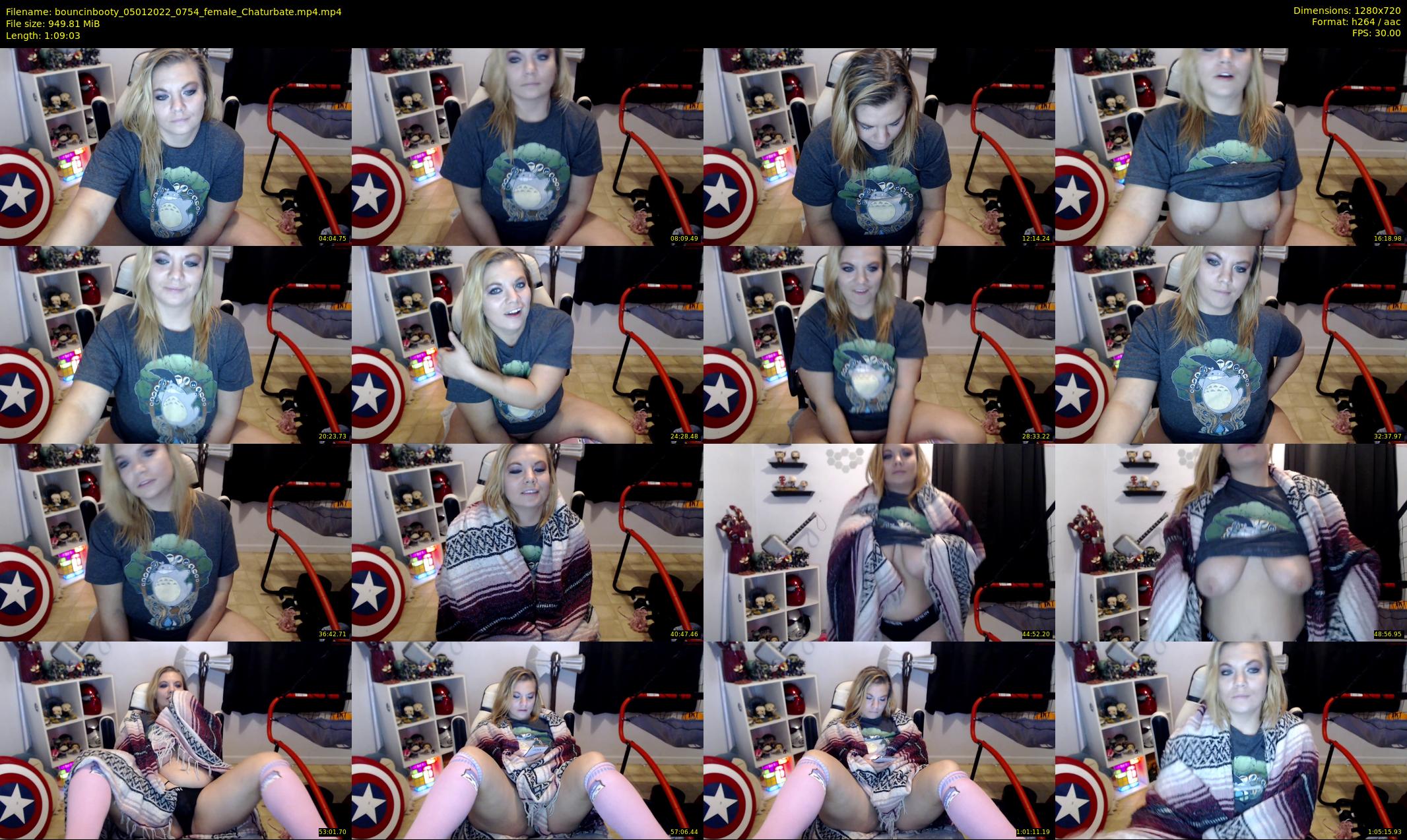 bouncinbooty — 70 minute Chaturbate female cam show recording, 720p, Jan 5, 2022