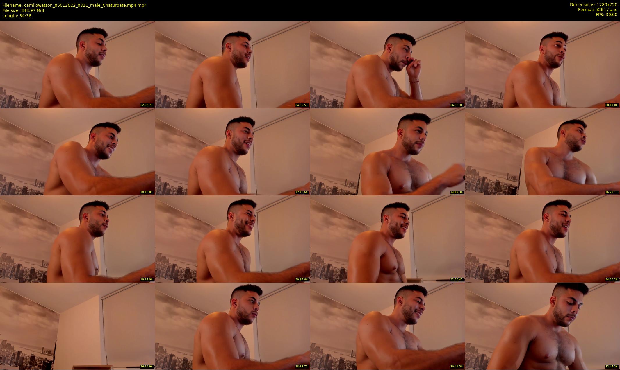 camilowatson — 35 minute Chaturbate male cam show recording, 720p, Jan 6, 2022