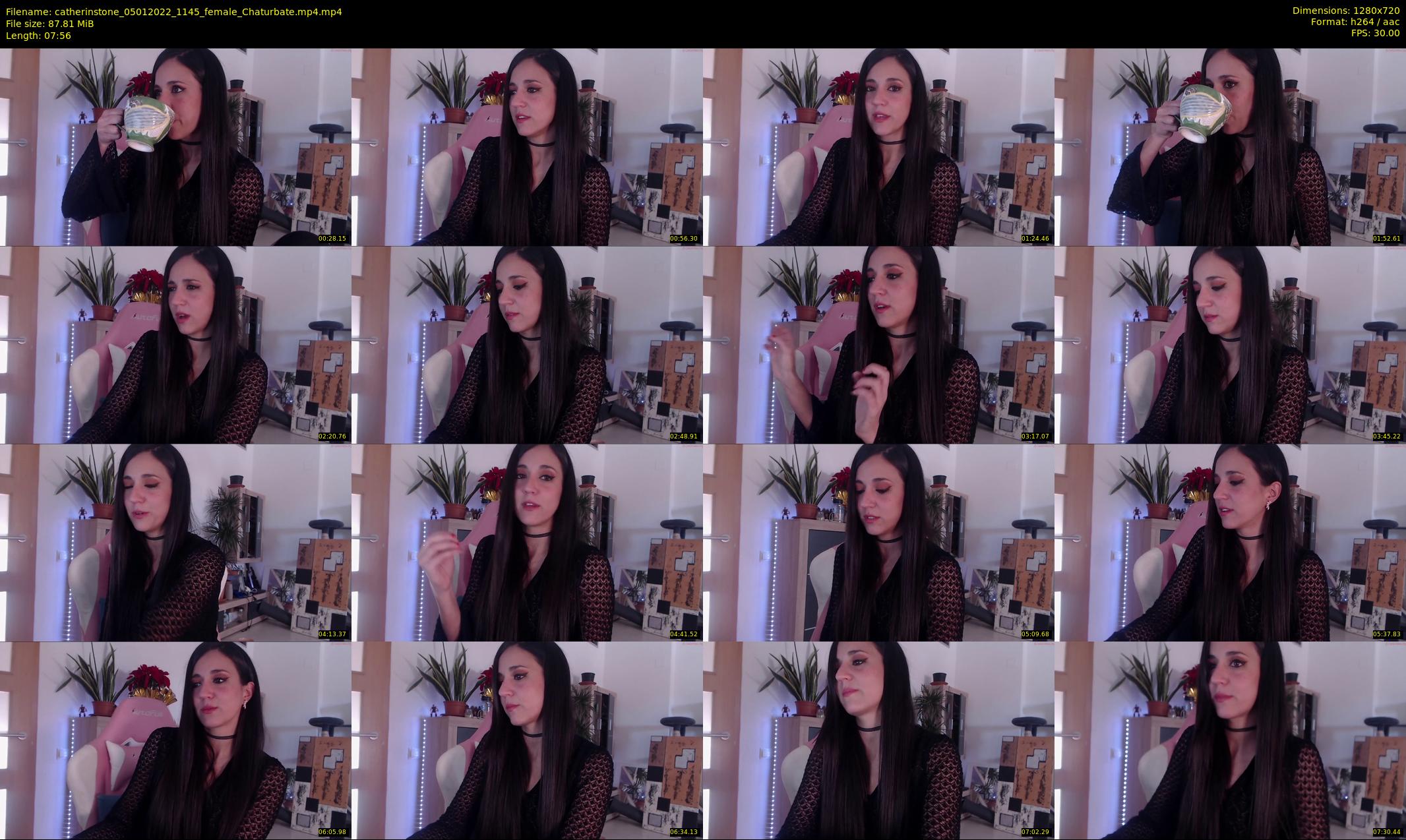 catherinstone — 8 minute Chaturbate female cam show recording, 720p, Jan 5, 2022
