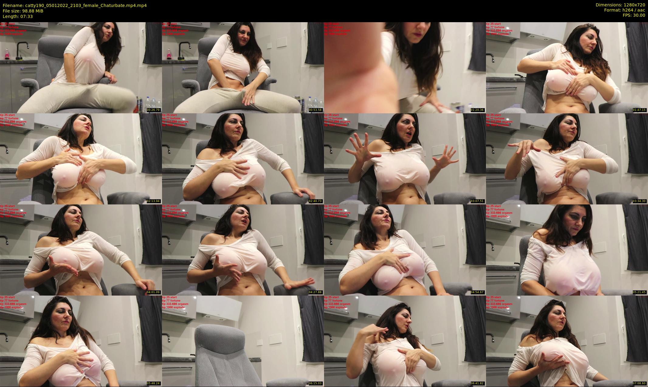 catty190 — 8 minute Chaturbate female cam show recording, 720p, Jan 5, 2022