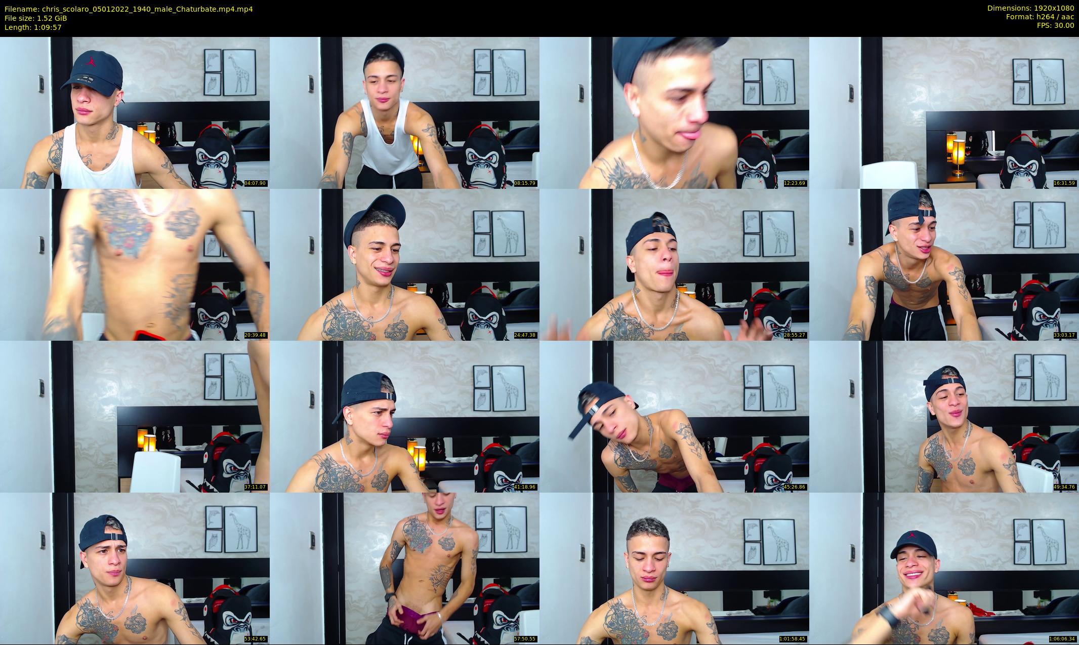 chris_scolaro — 70 minute Chaturbate male cam show recording, 1080p, Jan 5, 2022