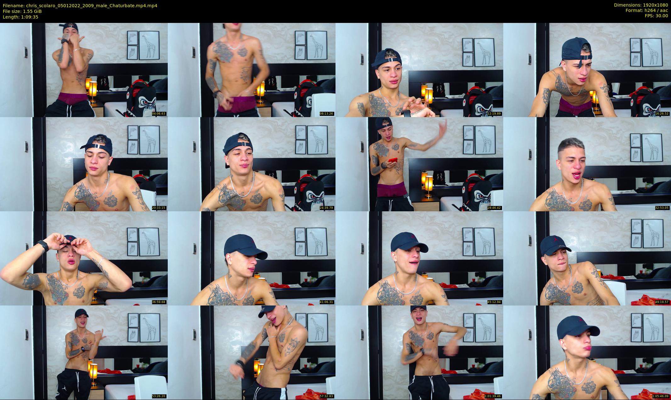 chris_scolaro — 70 minute Chaturbate male cam show recording, 1080p, Jan 5, 2022