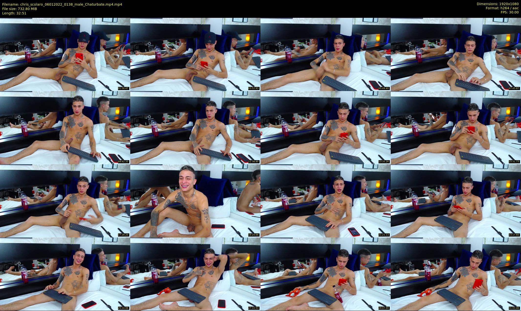 chris_scolaro — 33 minute Chaturbate male cam show recording, 1080p, Jan 6, 2022