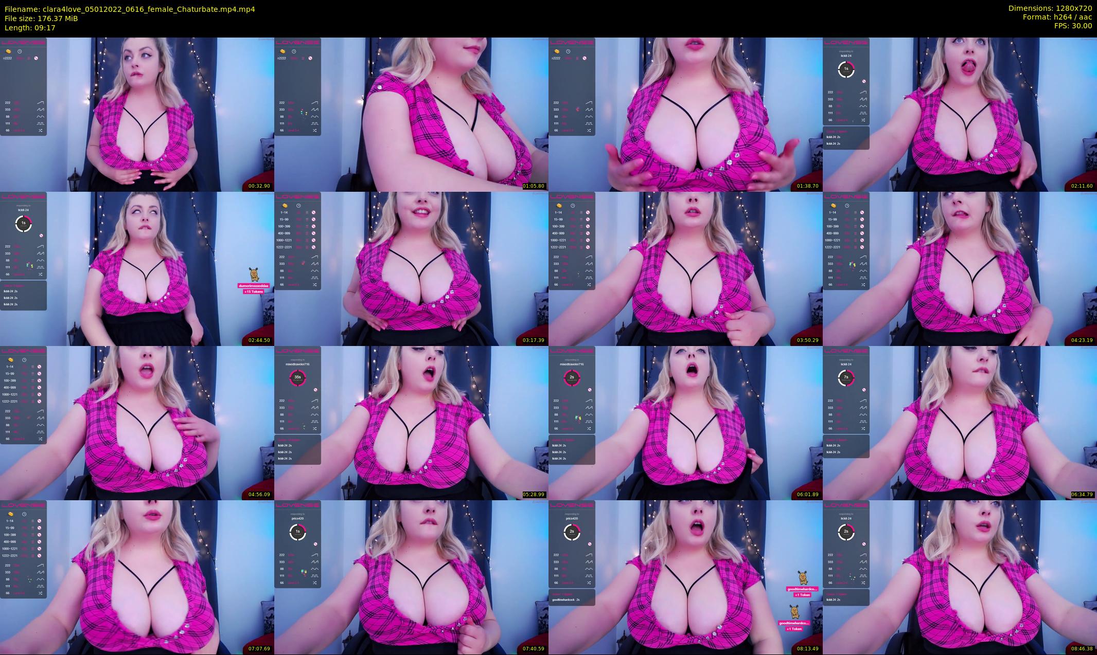 clara4love — 10 minute Chaturbate female cam show recording, 720p, Jan 5, 2022