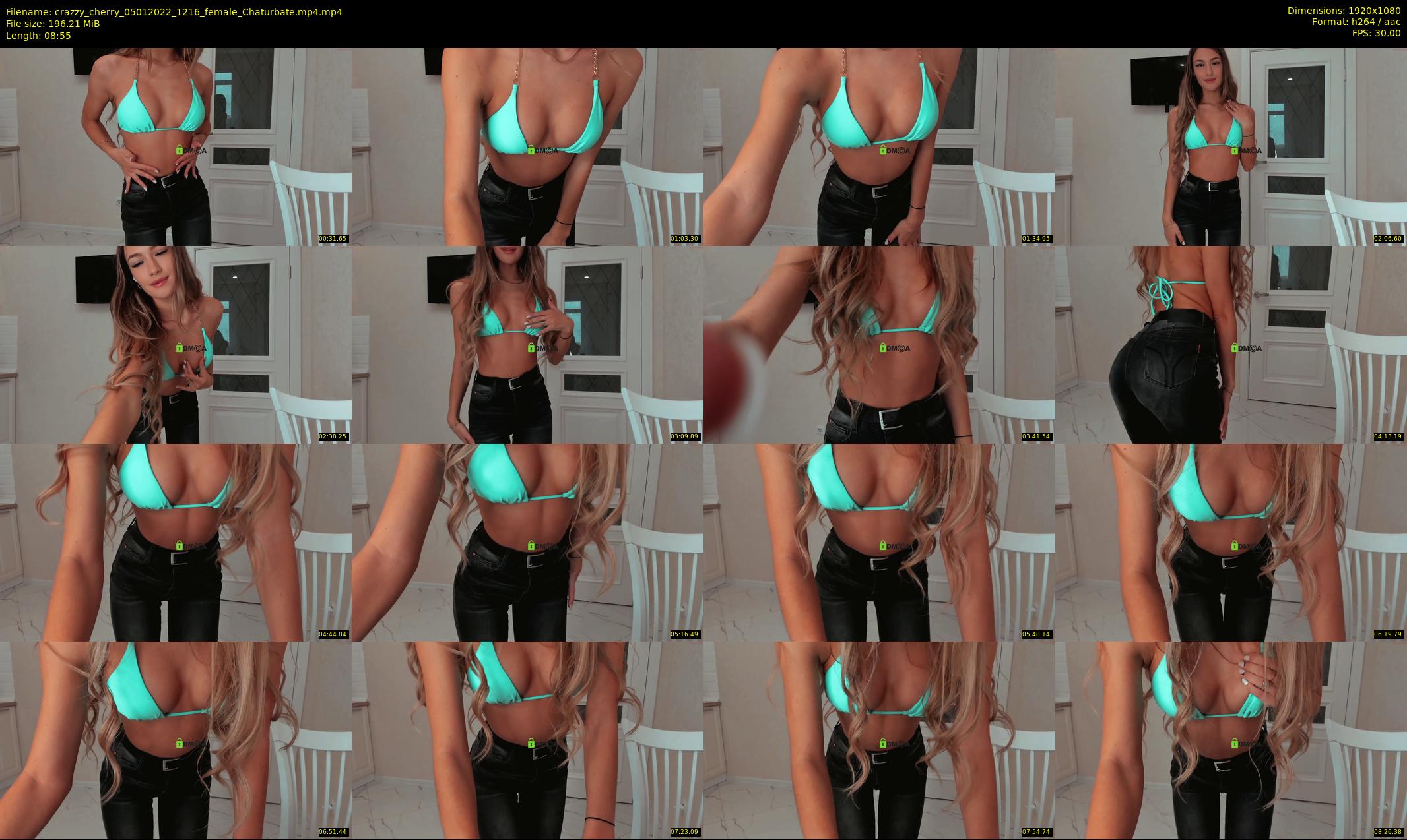 crazzy_cherry — 9 minute Chaturbate female cam show recording, 1080p, Jan 5, 2022