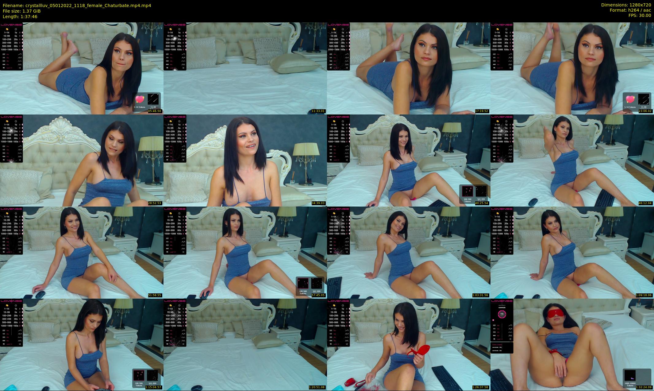crystallluv — 98 minute Chaturbate female cam show recording, 720p, Jan 5, 2022