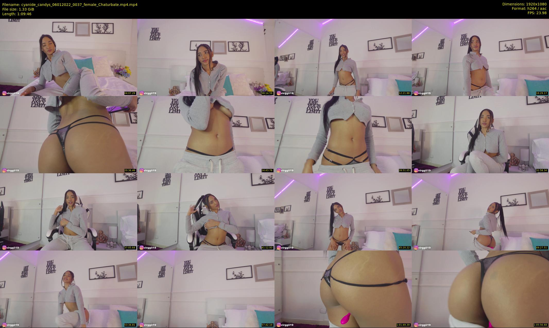 cyanide_candys — 70 minute Chaturbate female cam show recording, 1080p, Jan 6, 2022