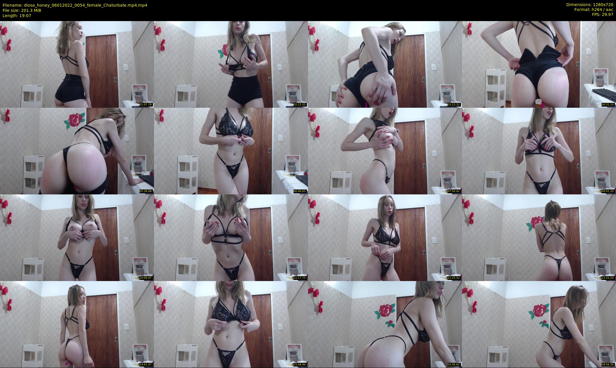 diosa_honey — 20 minute Chaturbate female cam show recording, 720p, Jan 6, 2022