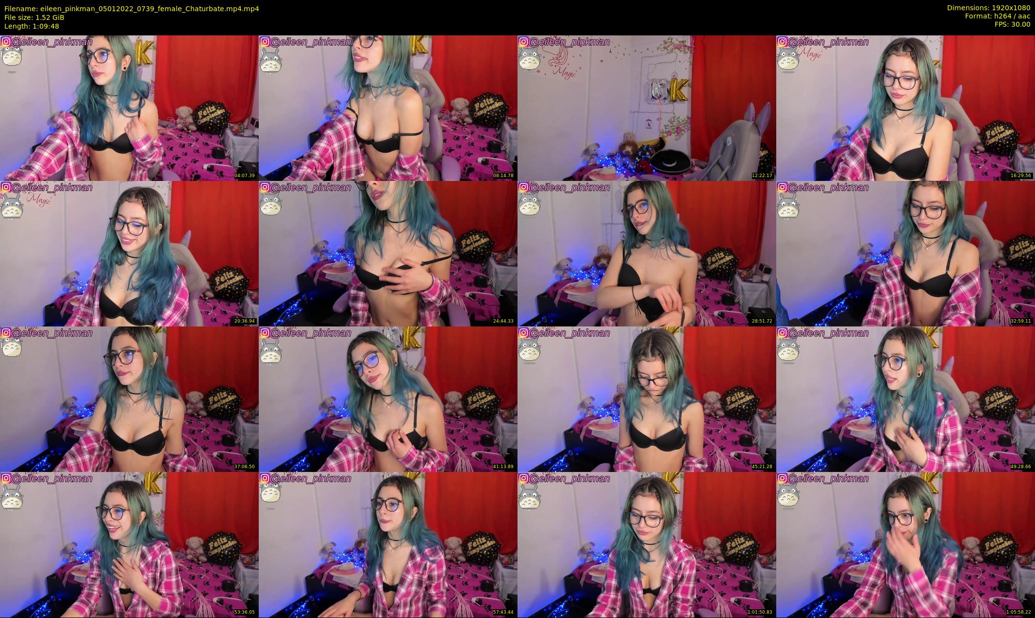 eileen_pinkman — 70 minute Chaturbate female cam show recording, 1080p, Jan 5, 2022