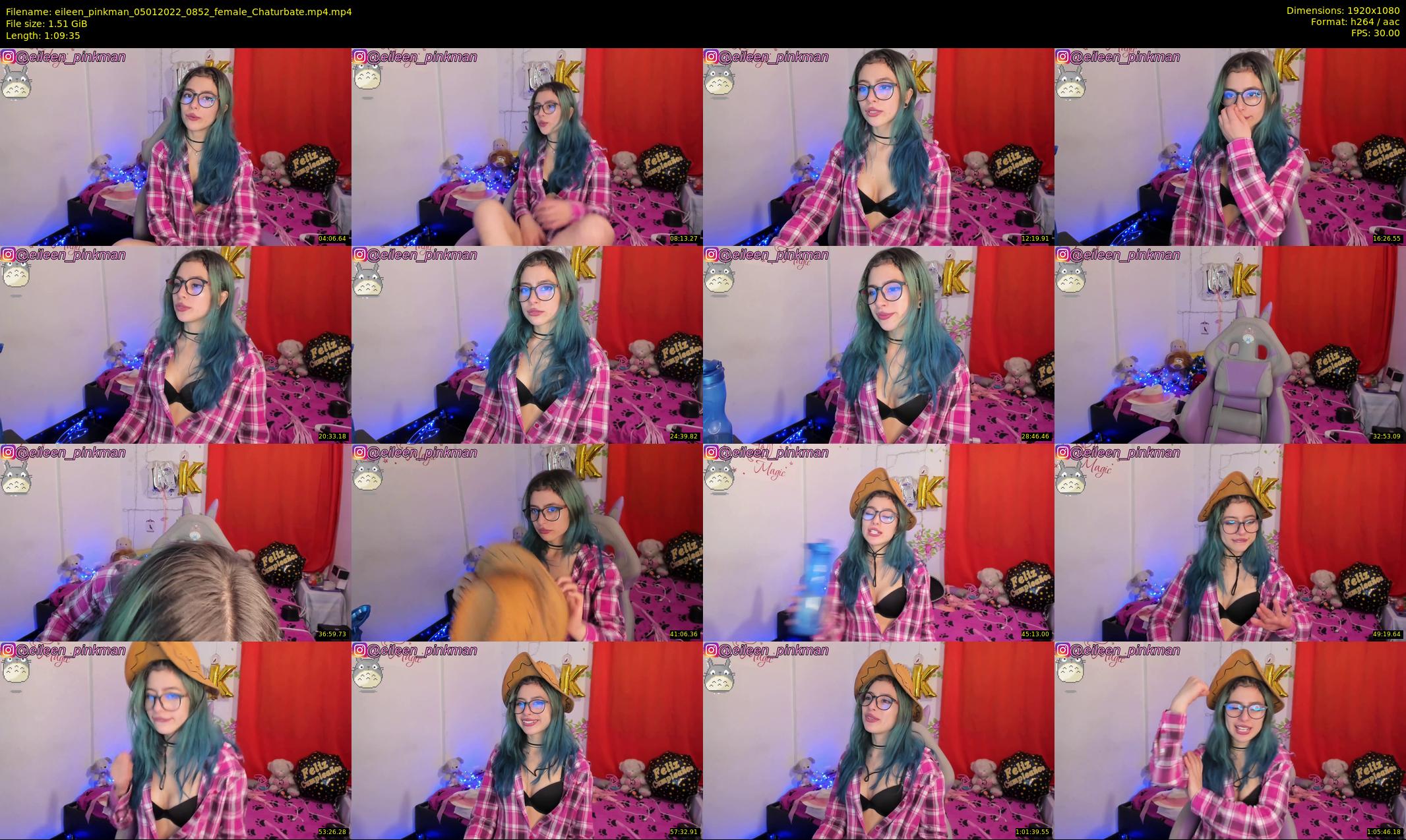 eileen_pinkman — 70 minute Chaturbate female cam show recording, 1080p, Jan 5, 2022