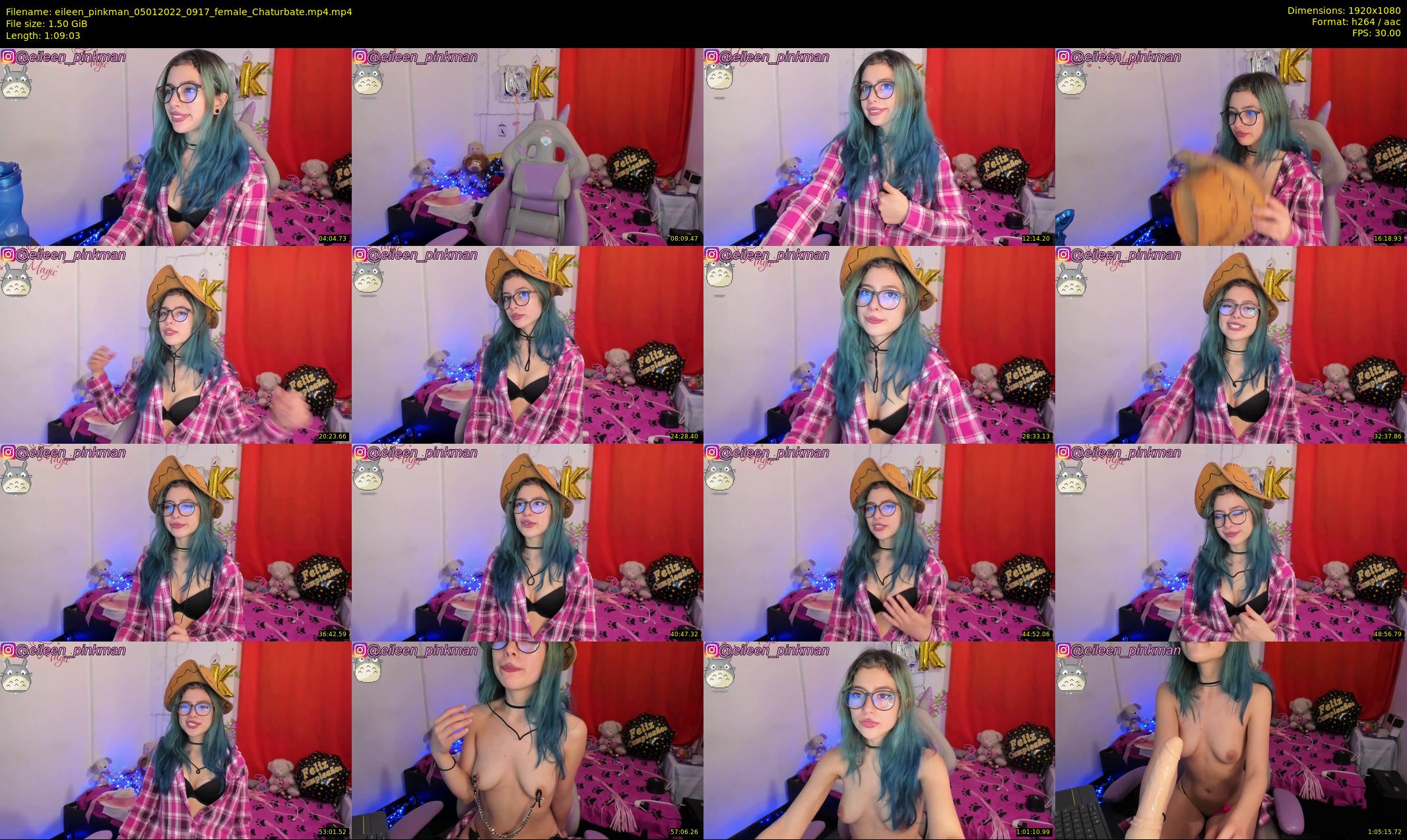 eileen_pinkman — 70 minute Chaturbate female cam show recording, 1080p, Jan 5, 2022