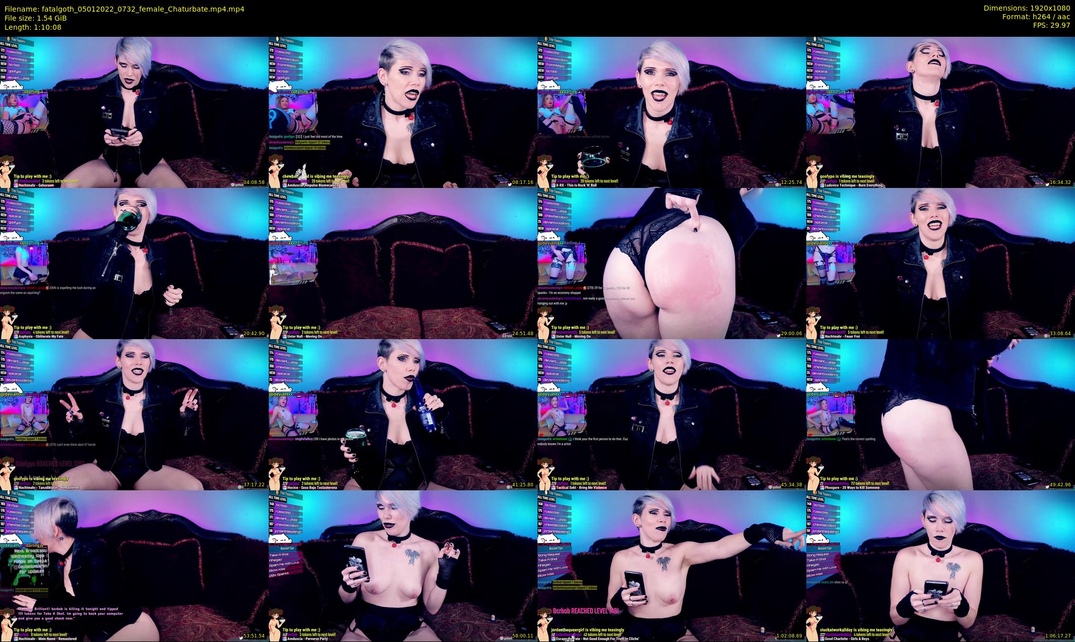 fatalgoth — 71 minute Chaturbate couple cam show recording, 1080p, Jan 5, 2022