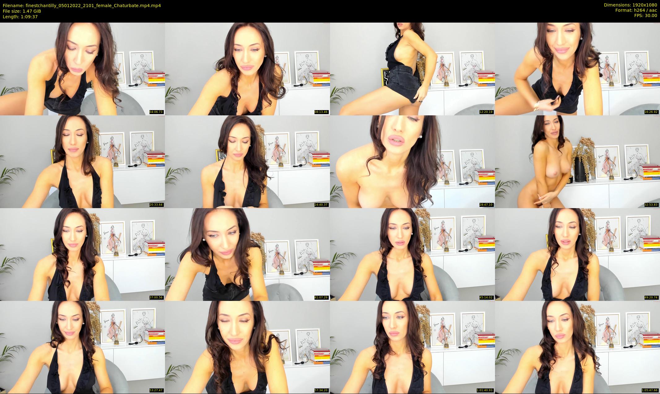finestchantilly — 70 minute Chaturbate female cam show recording, 1080p, Jan 5, 2022