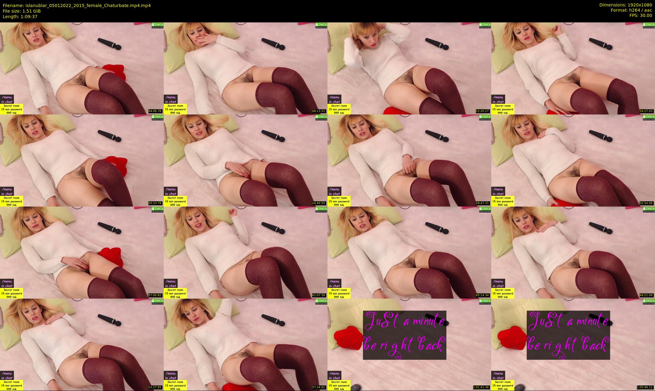 islanublar — 70 minute Chaturbate female cam show recording, 1080p, Jan 5, 2022