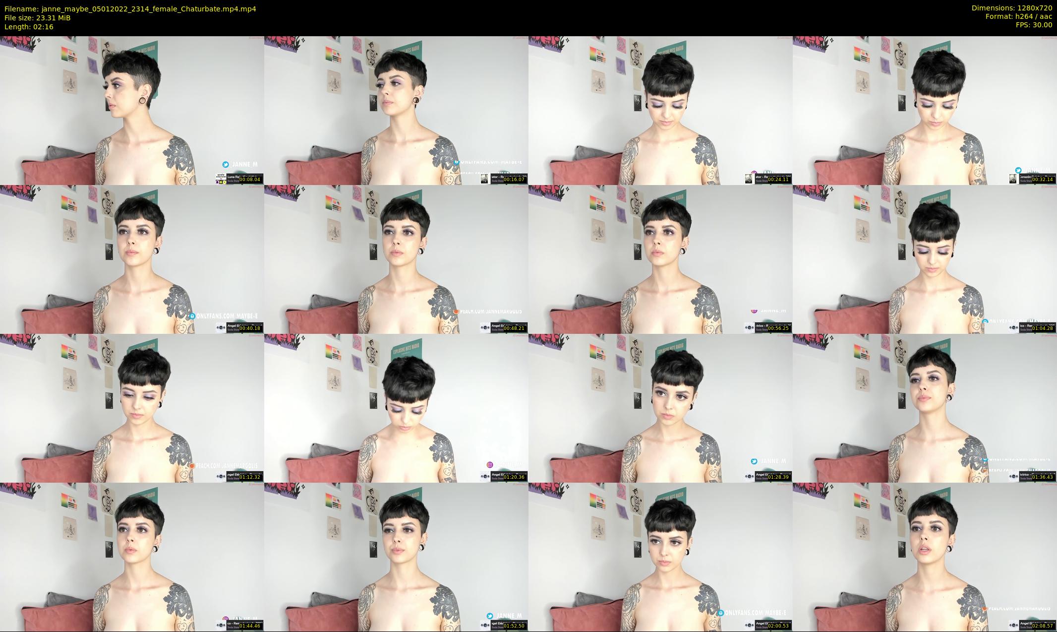 janne_maybe — 3 minute Chaturbate female cam show recording, 720p, Jan 5, 2022