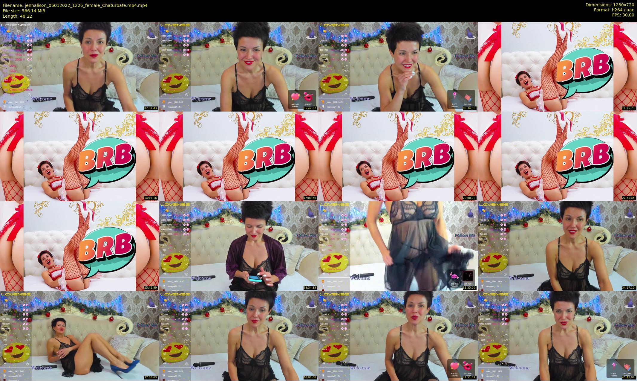 jennalison — 49 minute Chaturbate female cam show recording, 720p, Jan 5, 2022