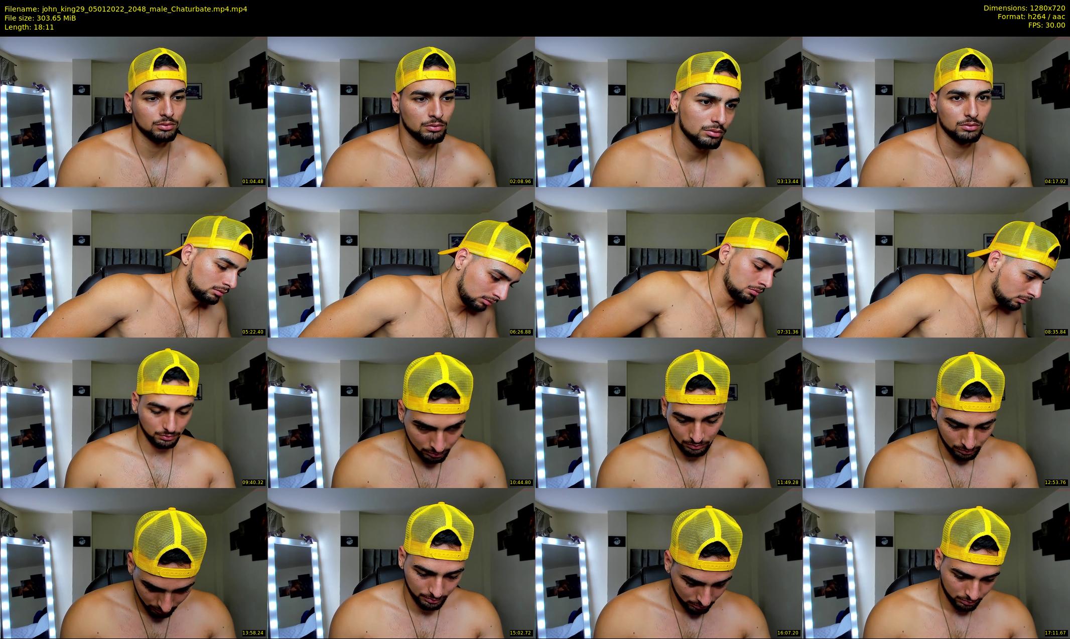 john_king29 — 19 minute Chaturbate male cam show recording, 720p, Jan 5, 2022
