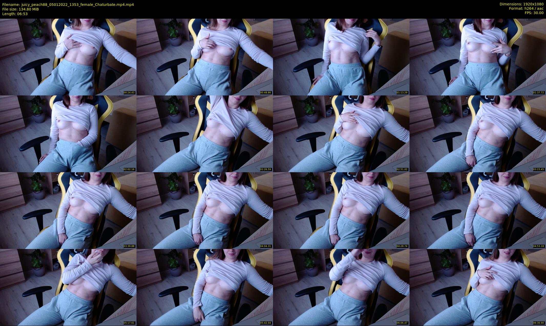 juicy_peach88 — 7 minute Chaturbate female cam show recording, 1080p, Jan 5, 2022