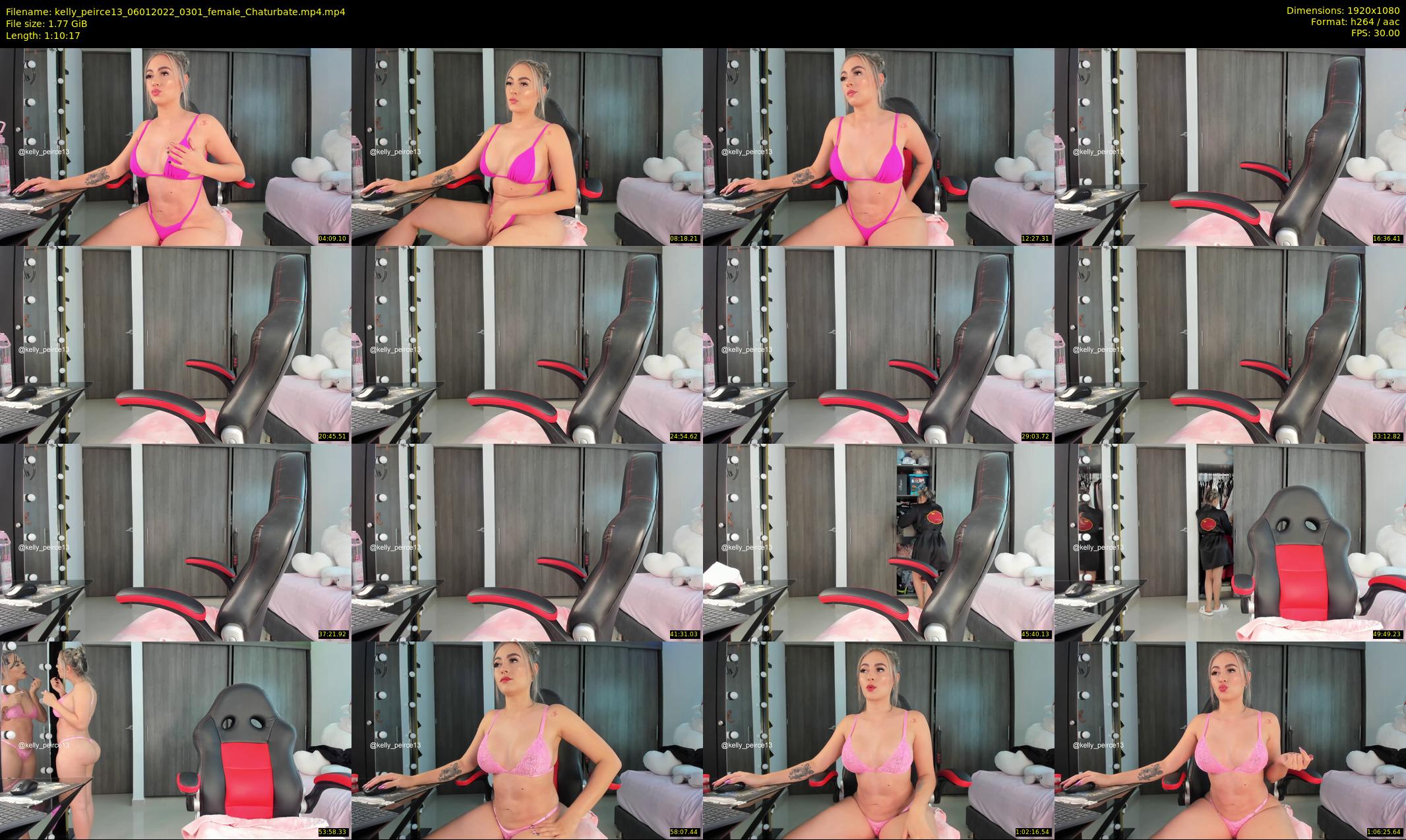 kelly_peirce13 — 71 minute Chaturbate female cam show recording, 1080p, Jan 6, 2022