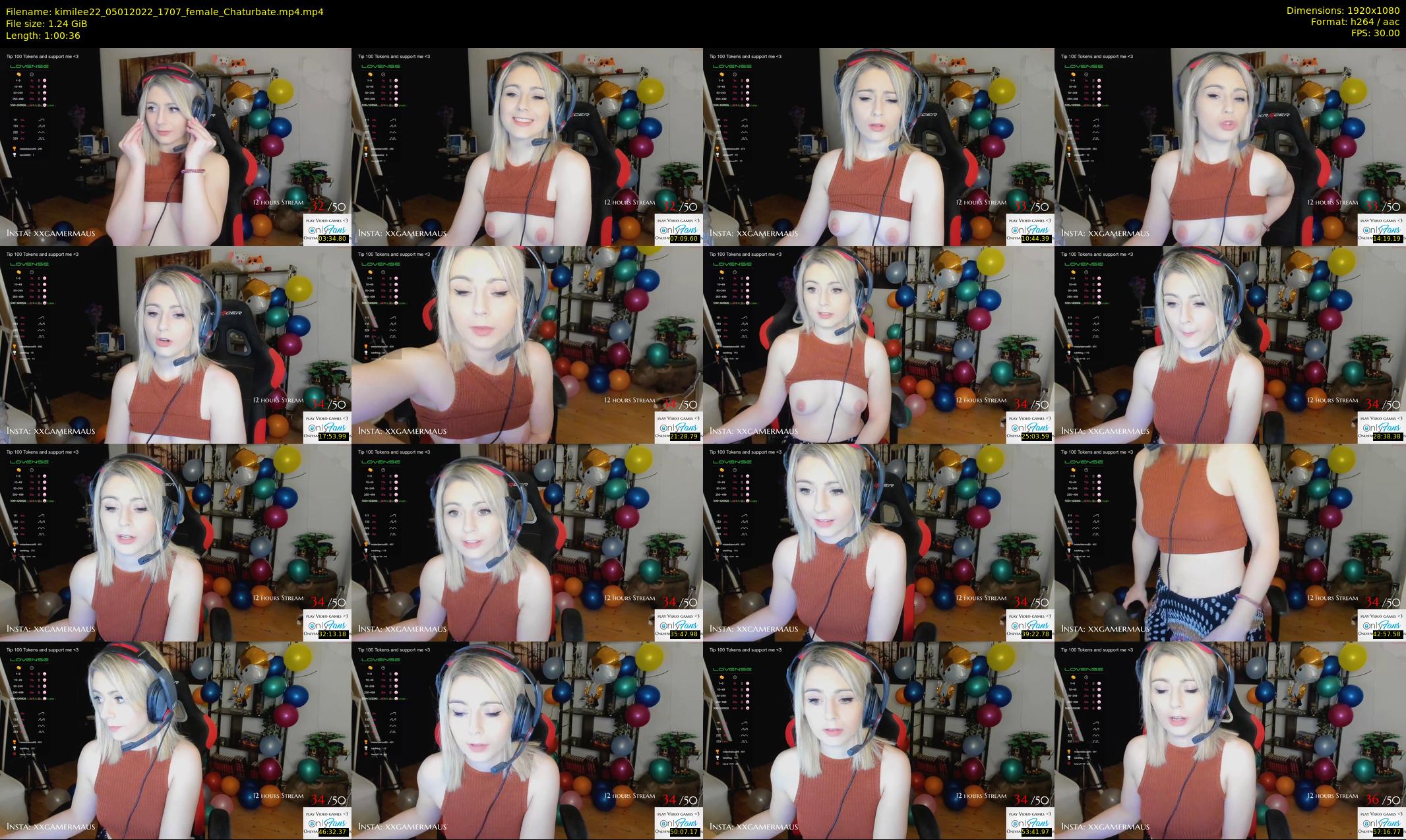 kimilee22 — 61 minute Chaturbate female cam show recording, 1080p, Jan 5, 2022