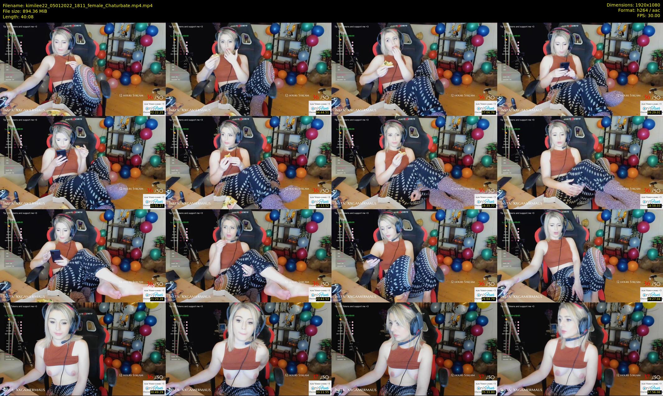 kimilee22 — 41 minute Chaturbate female cam show recording, 1080p, Jan 5, 2022