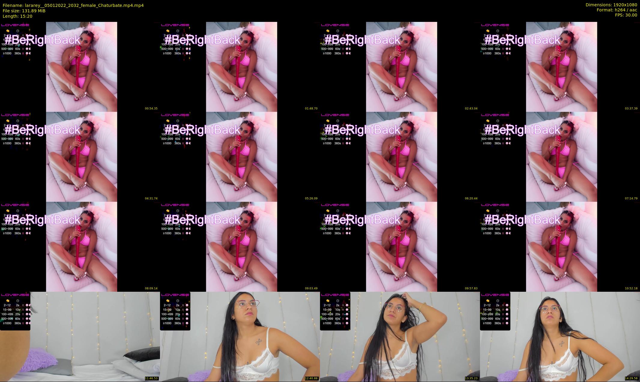 lararey_ — 16 minute Chaturbate female cam show recording, 1080p, Jan 5, 2022
