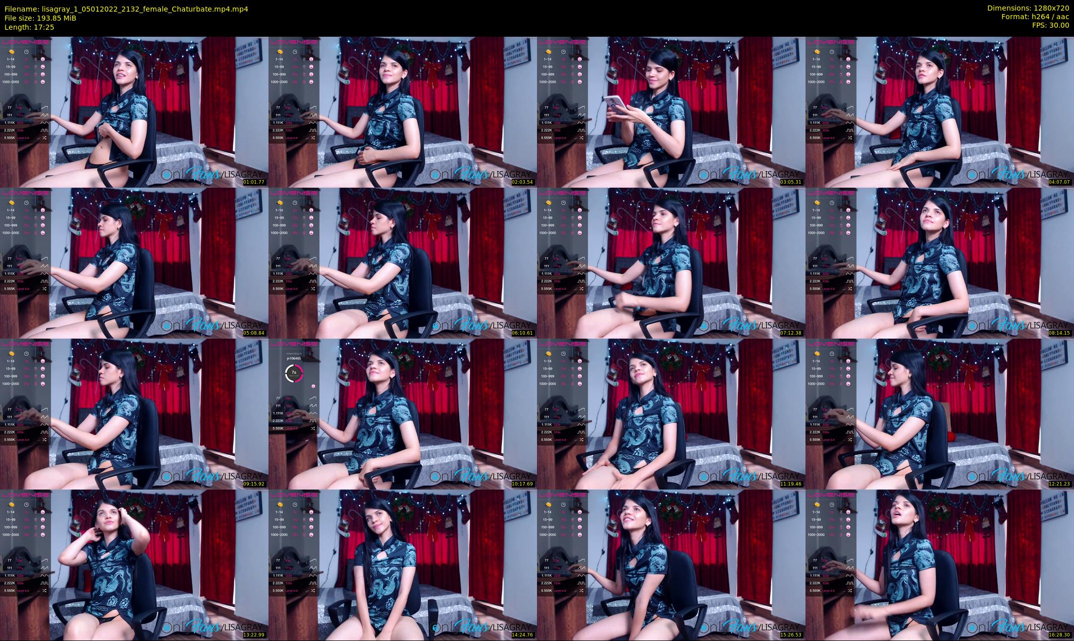 lisagray_1 — 18 minute Chaturbate female cam show recording, 720p, Jan 5, 2022