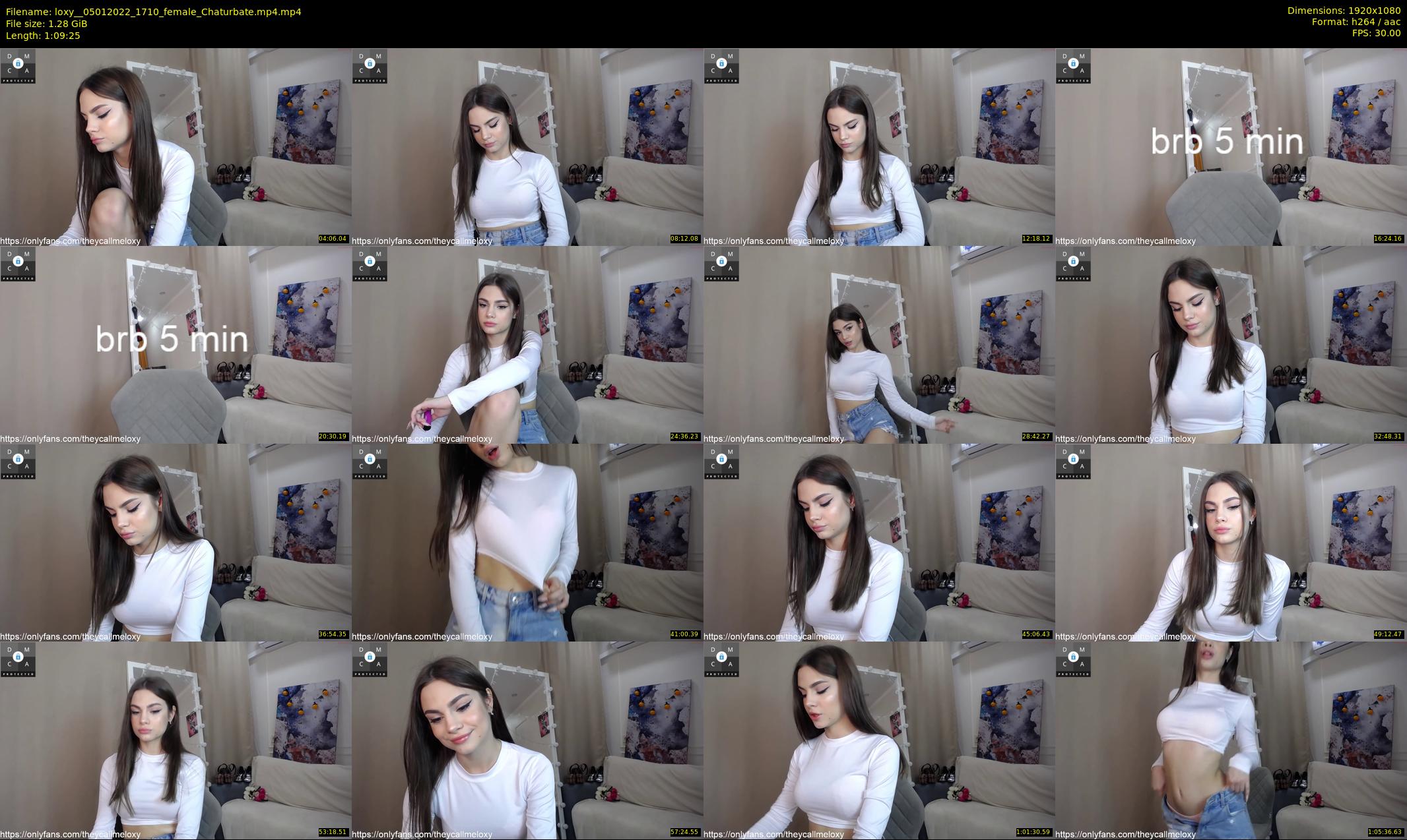 loxy_ — 70 minute Chaturbate female cam show recording, 1080p, Jan 5, 2022