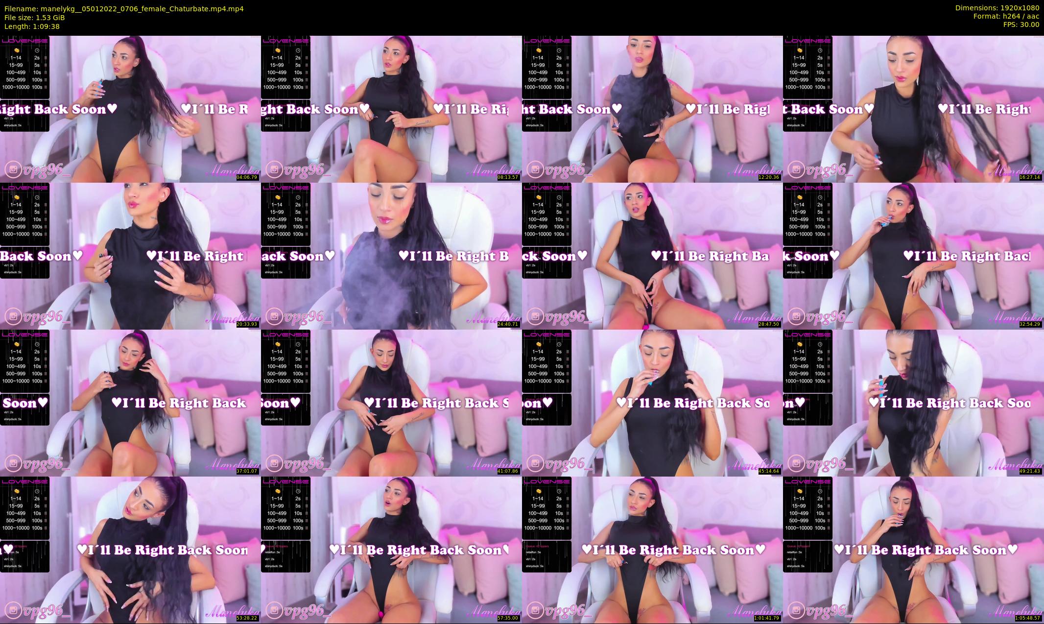 manelykg_ — 70 minute Chaturbate female cam show recording, 1080p, Jan 5, 2022