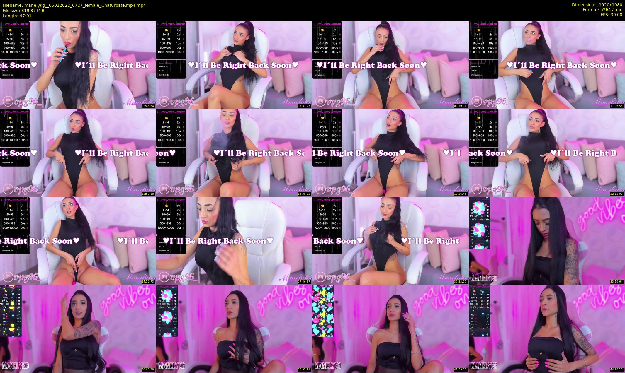 manelykg_ — 48 minute Chaturbate female cam show recording, 1080p, Jan 5, 2022