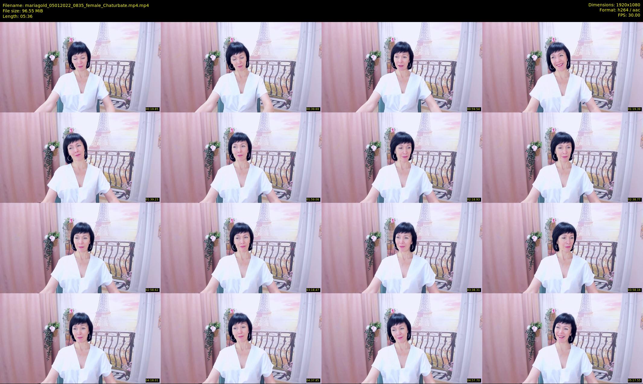 mariagold — 6 minute Chaturbate female cam show recording, 1080p, Jan 5, 2022
