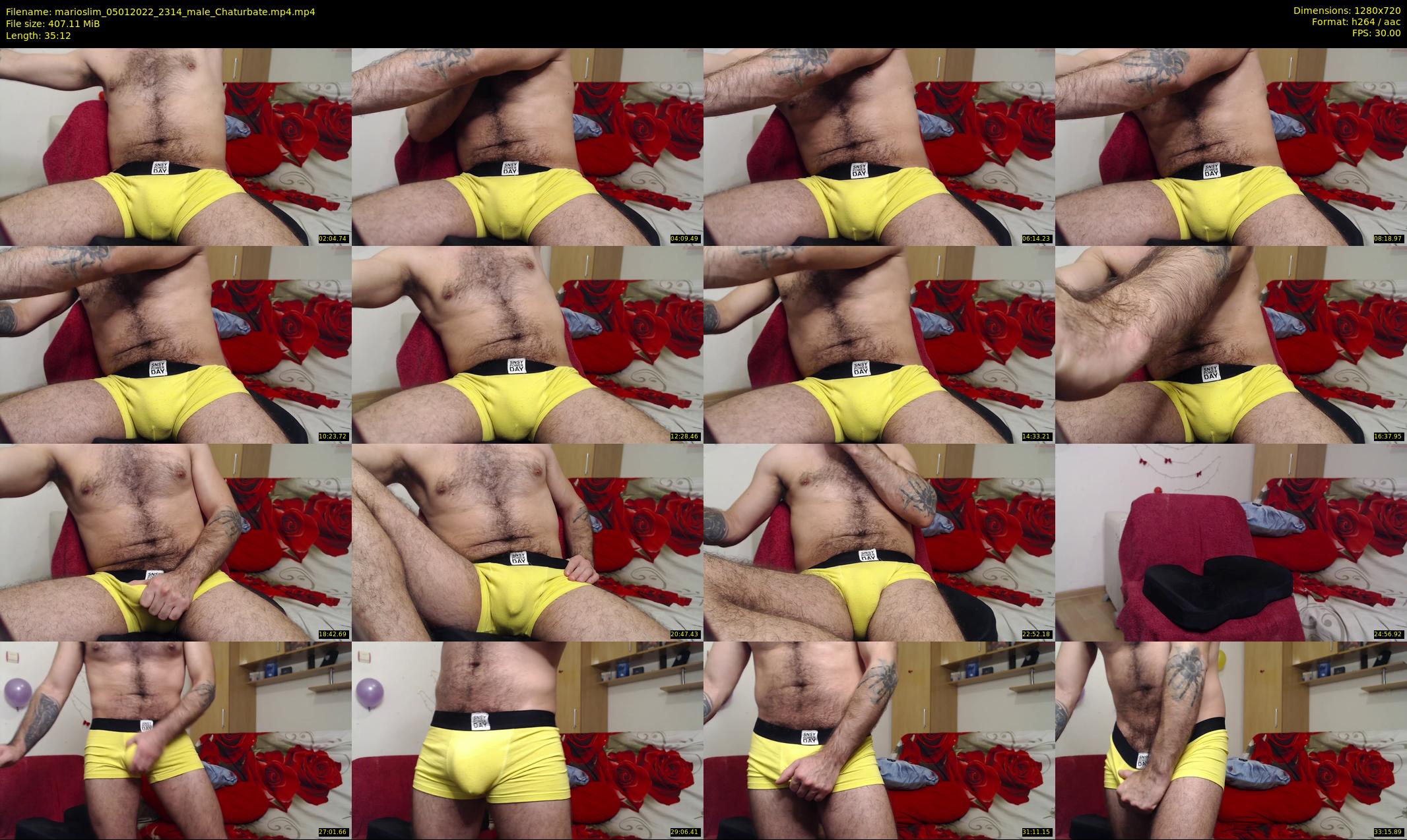 marioslim — 36 minute Chaturbate male cam show recording, 720p, Jan 5, 2022