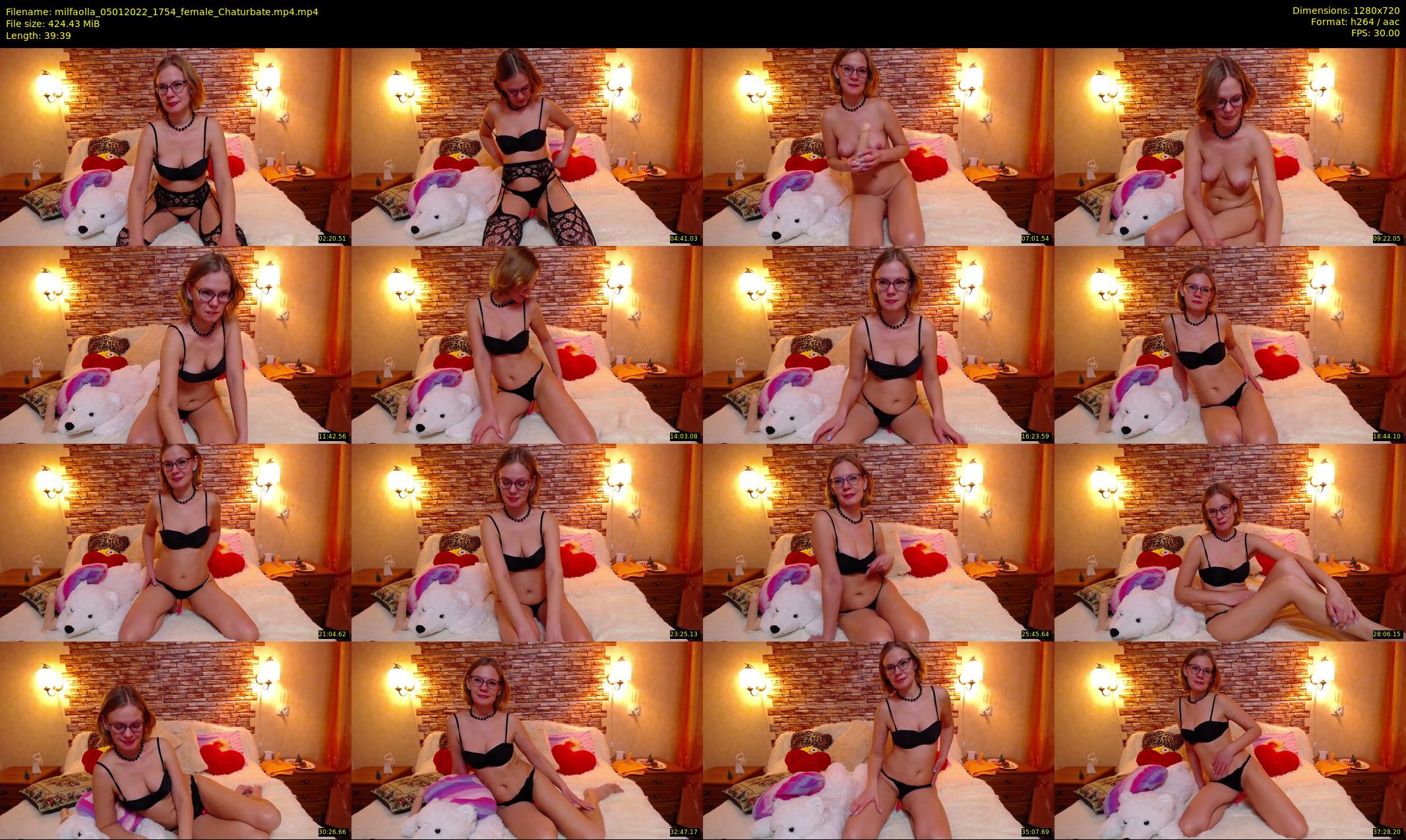 milfaolla — 40 minute Chaturbate female cam show recording, 720p, Jan 5, 2022