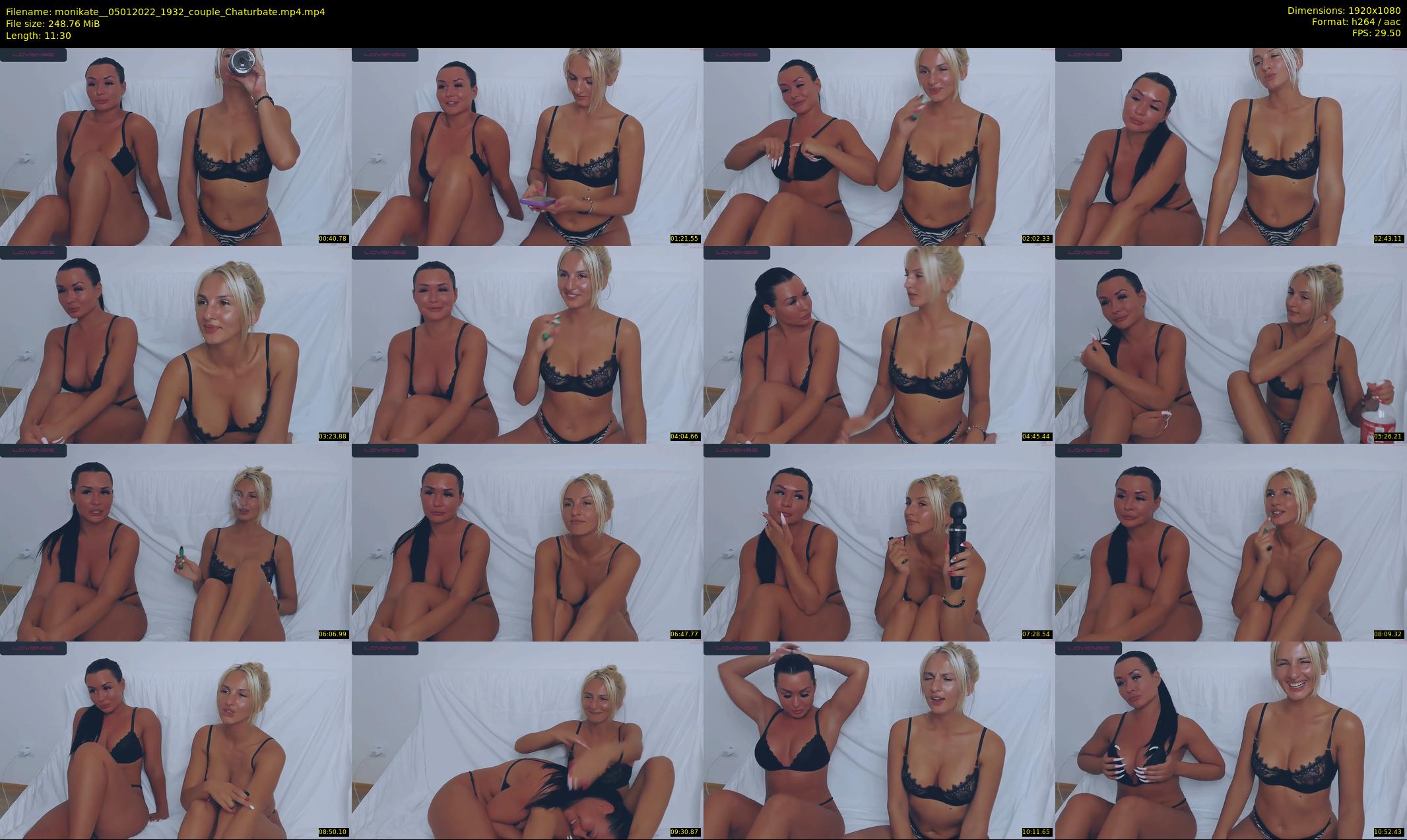 monikate_ — 12 minute Chaturbate couple cam show recording, 1080p, Jan 5, 2022