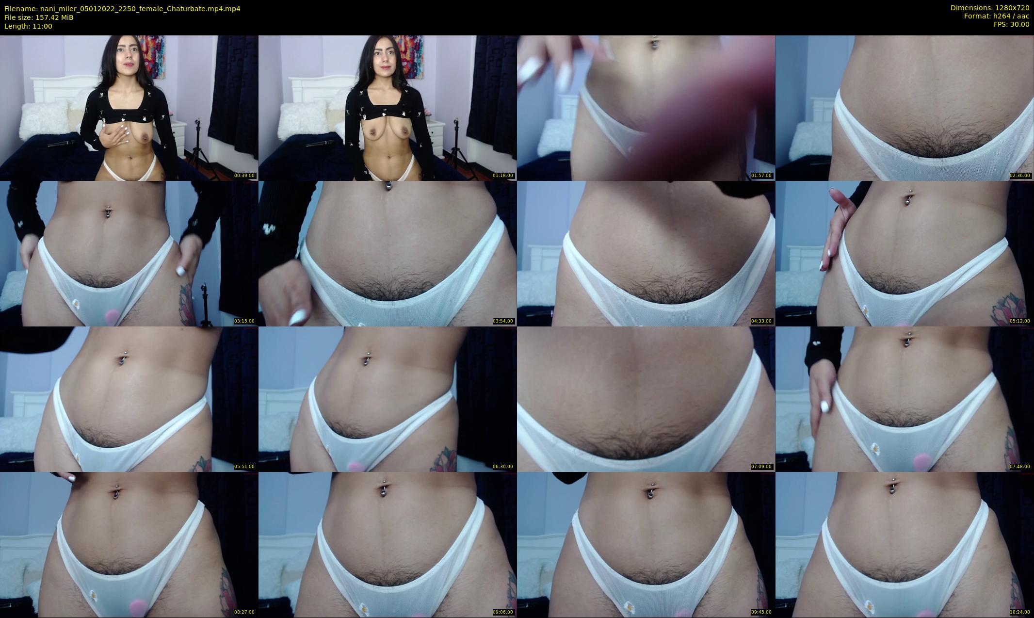 nani_miler — 11 minute Chaturbate female cam show recording, 720p, Jan 5, 2022