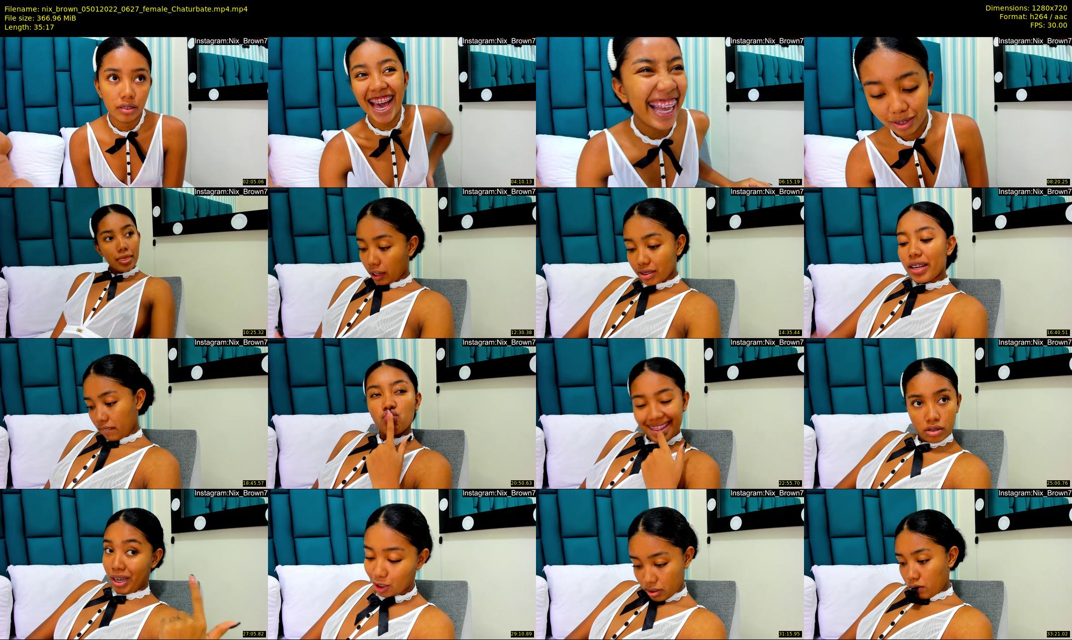 nix_brown — 36 minute Chaturbate female cam show recording, 720p, Jan 5, 2022