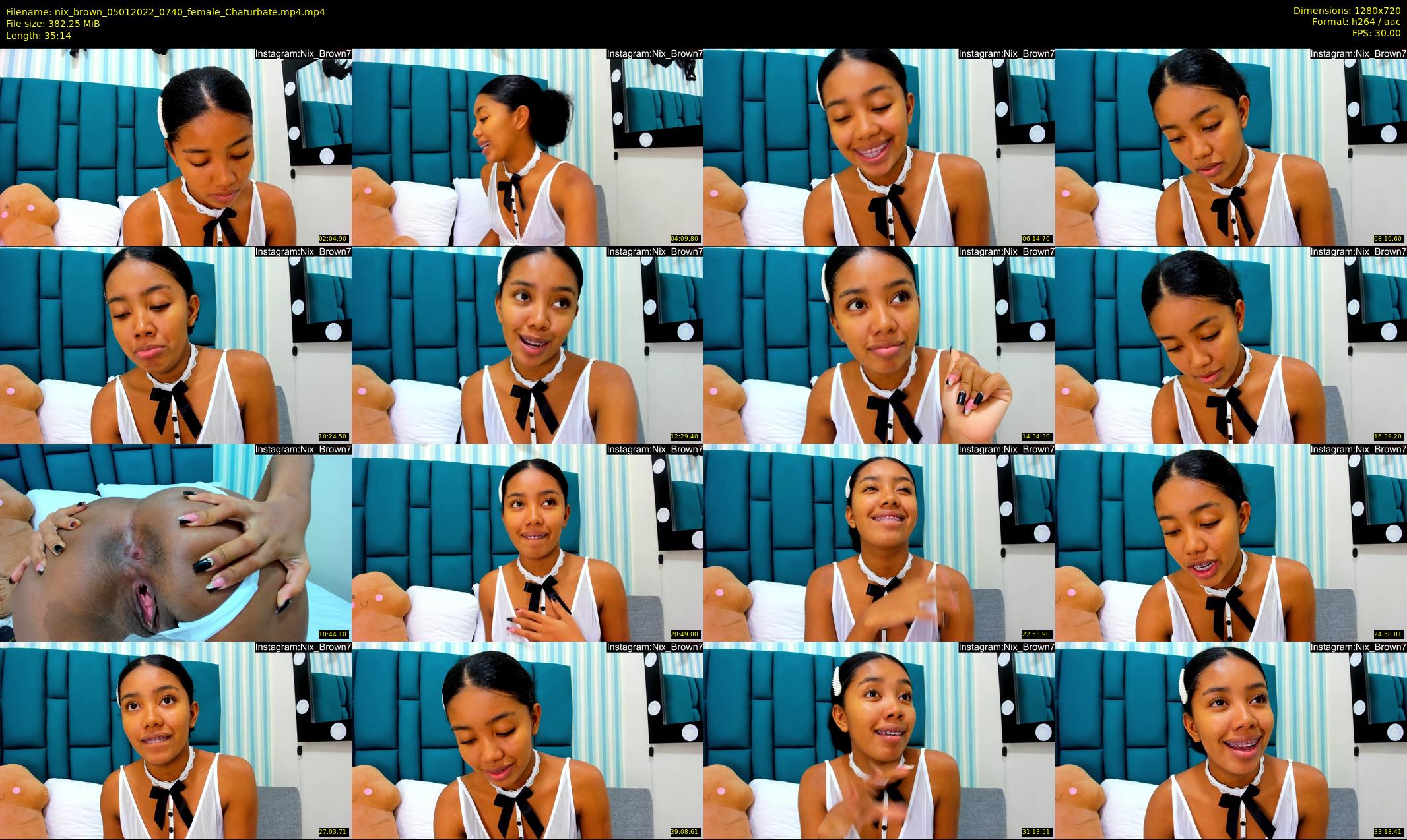 nix_brown — 36 minute Chaturbate female cam show recording, 720p, Jan 5, 2022