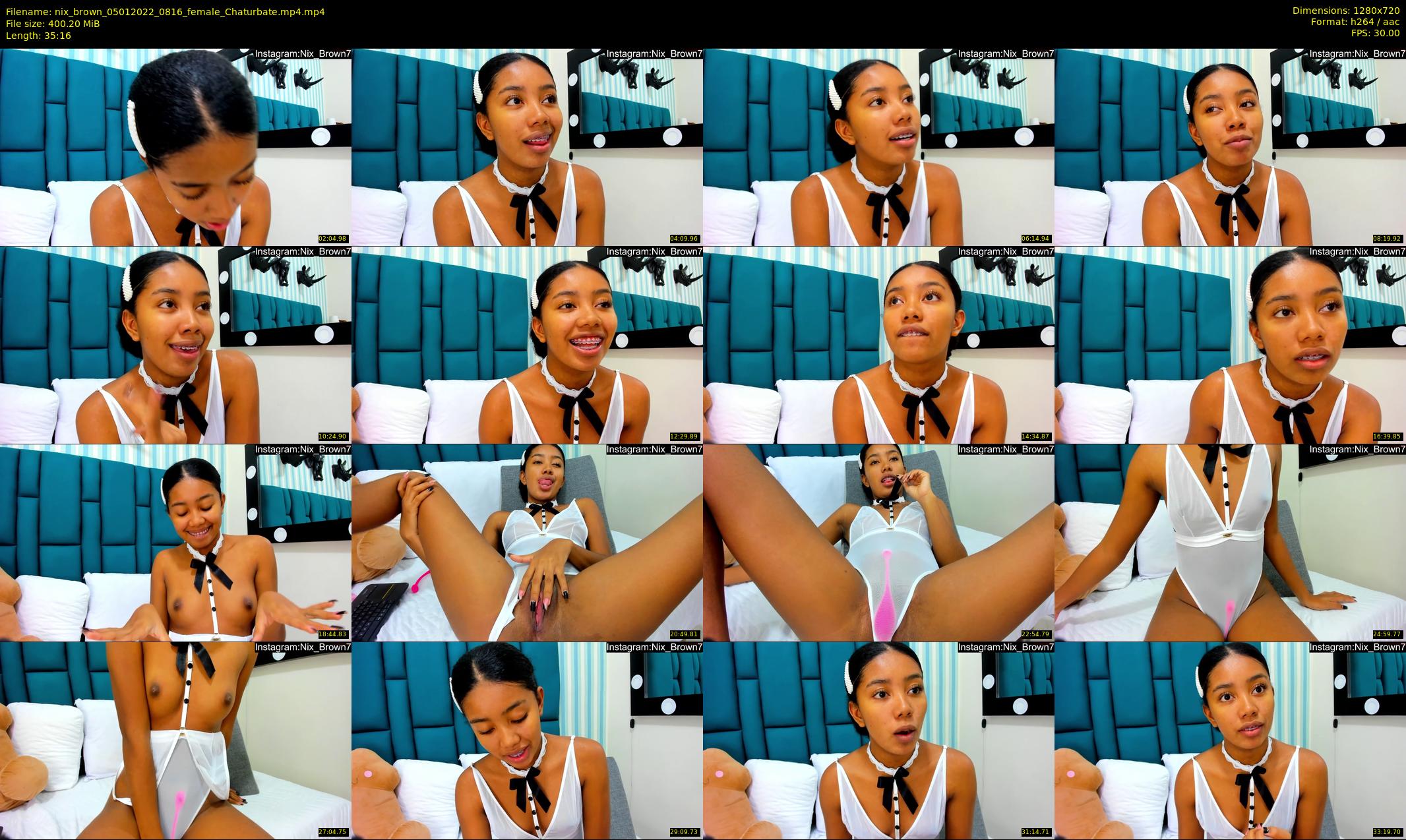 nix_brown — 36 minute Chaturbate female cam show recording, 720p, Jan 5, 2022