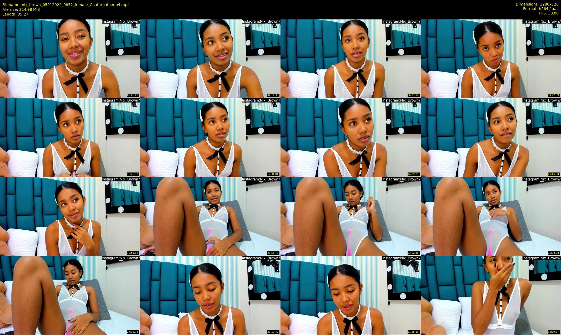 nix_brown — 36 minute Chaturbate female cam show recording, 720p, Jan 5, 2022