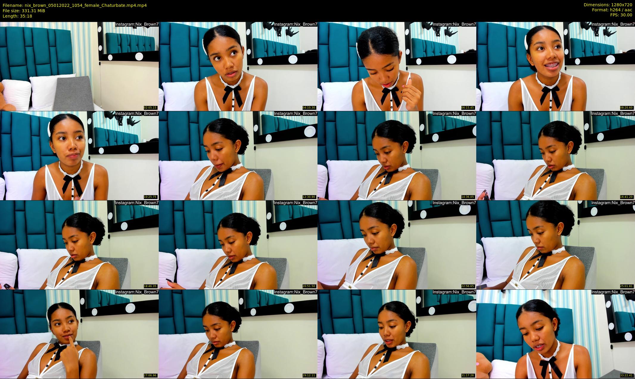 nix_brown — 36 minute Chaturbate female cam show recording, 720p, Jan 5, 2022