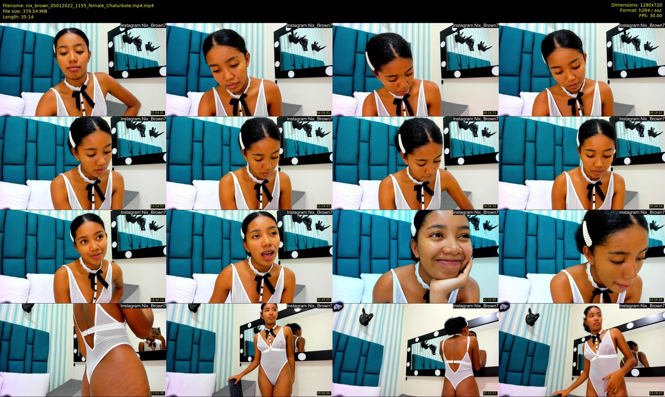 nix_brown — 36 minute Chaturbate female cam show recording, 720p, Jan 5, 2022