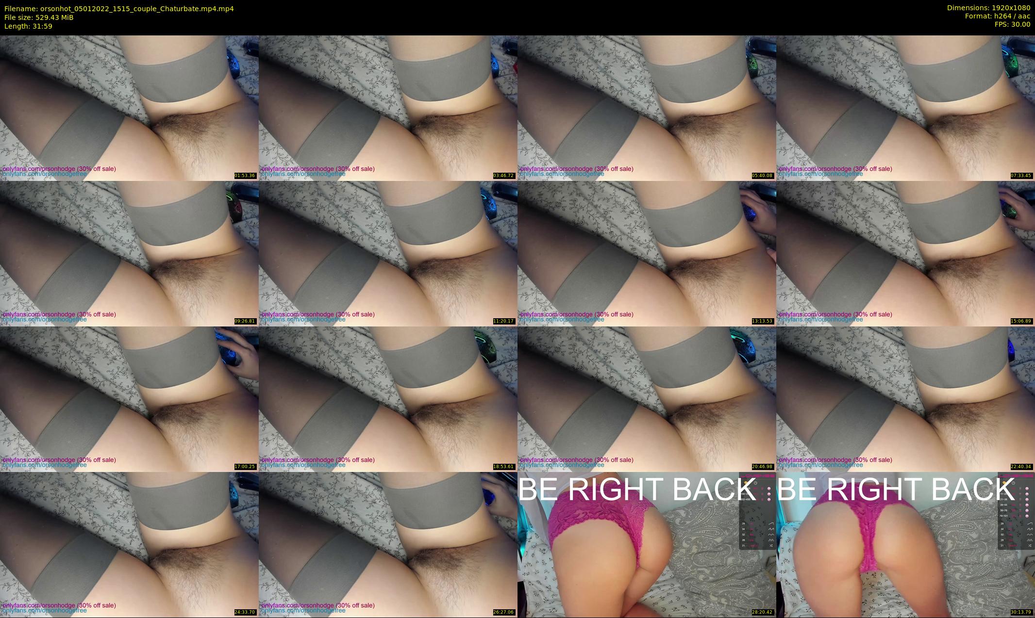 orsonhot — 32 minute Chaturbate female cam show recording, 1080p, Jan 5, 2022