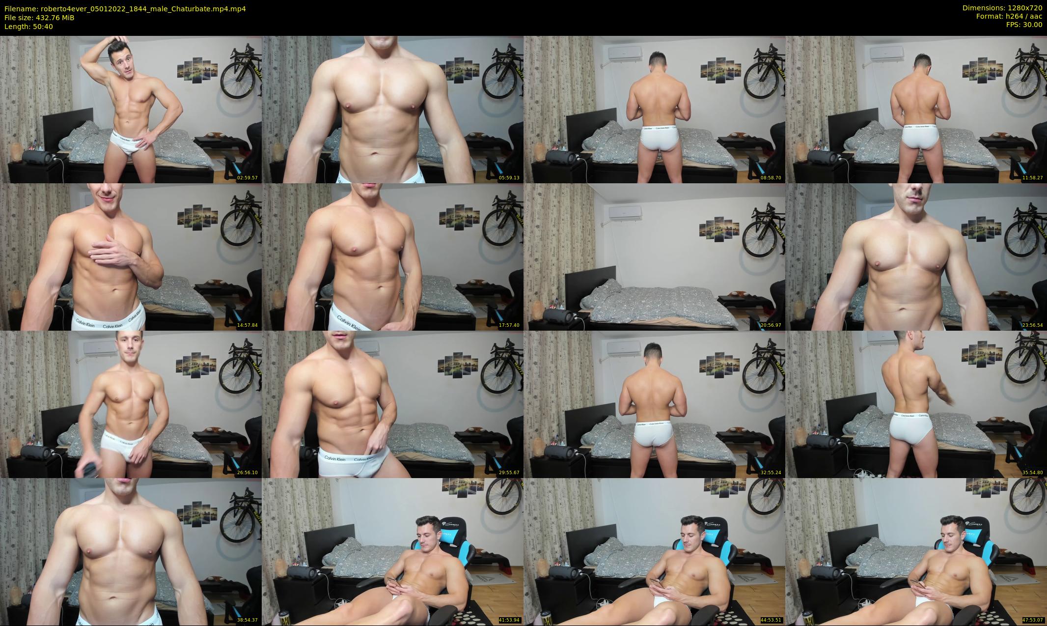roberto4ever — 51 minute Chaturbate male cam show recording, 720p, Jan 5, 2022