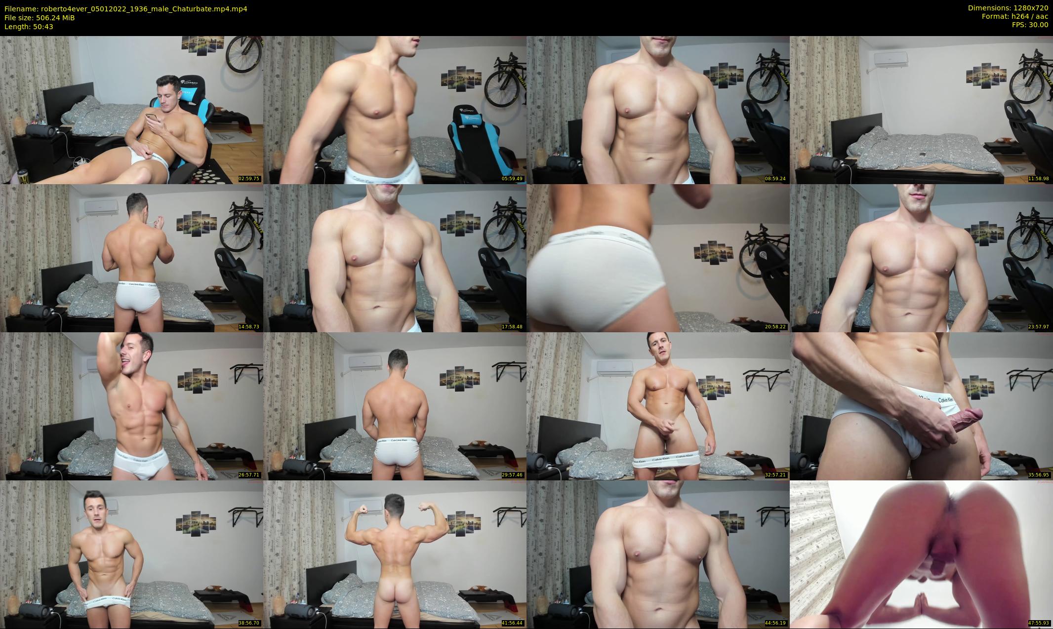roberto4ever — 51 minute Chaturbate male cam show recording, 720p, Jan 5, 2022