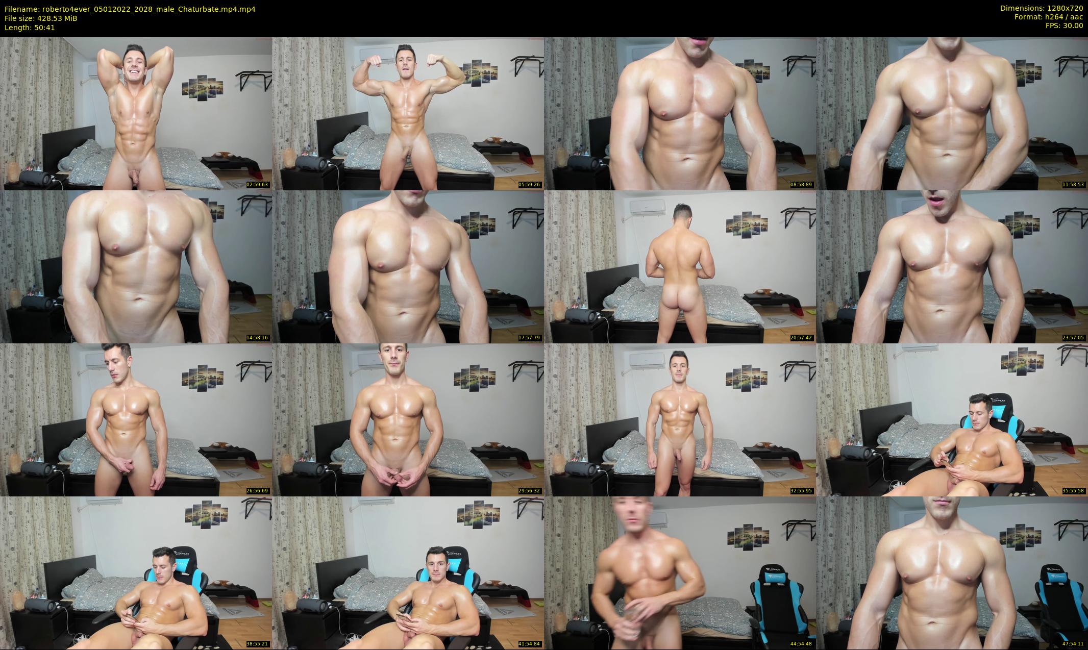 roberto4ever — 51 minute Chaturbate male cam show recording, 720p, Jan 5, 2022
